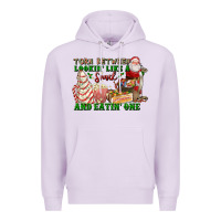 Lilac torn between lookin like a snack and eatin one Premium Hoodie - FaDigitalArtStudio