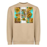 Mushroom western mother's day mimi with turquoise and sunflowers and leopard tu Heavyweight Sweatshirt - TumblerDesignByShophia