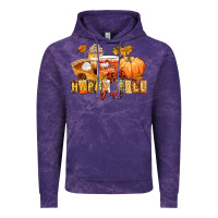 Cloud Purple happy fall y'all Vintage Hoodie - LillyAllenDesigns
