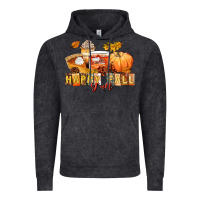 Vintage Black happy fall y'all Vintage Hoodie - LillyAllenDesigns