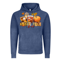 Vintage Denim happy fall y'all Vintage Hoodie - LillyAllenDesigns