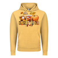 Vintage Mustard happy fall y'all Vintage Hoodie - LillyAllenDesigns