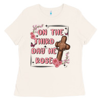 Bone on the third day  he rose Ladies Tee - MaliasSmallBusiness
