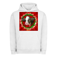 Pigment Lunar Rock christmas holstein calf face Urban Hoodie - LillyAllenDesigns