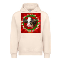 Sandshell christmas holstein calf face Urban Hoodie - LillyAllenDesigns