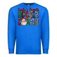 True Royal Santa's Favorite Hockey Coach For Christmas Premium Sweatshirt - FaDigitalArtStudio