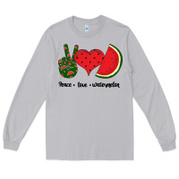 Moon Dust Peace Love Watermelon Long Sleeve Tee - Bettercallsaul