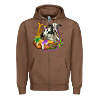 Chestnut holstein mardi gras Zipper Hoodie - OliviaCreatesArt