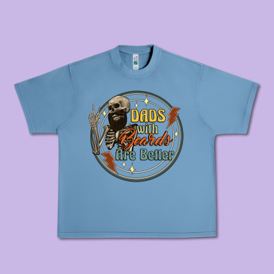 Dads With Beards Are Better Urban Heavy Tee Designed By Artiststas