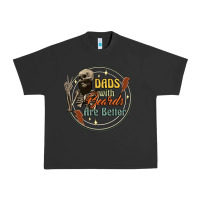 Pigment Black dads with beards are better Urban Heavy Tee - Artiststas