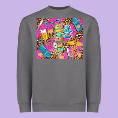 Scrub Life Tumbler Tbs Heavyweight Sweatshirt Designed By Tumblerdesignbyshophia