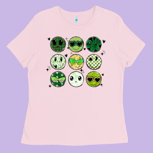 Funny St Patrick's Day Ladies Tee Designed By Maliassmallbusiness