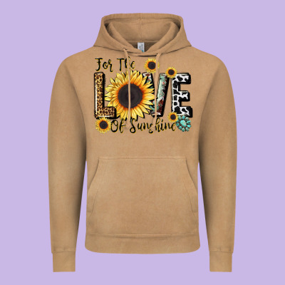For The Love Of Sunshine Vintage Hoodie Designed By Lillyallendesigns