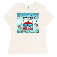 Bone show me your bobbers and i will show my rod Ladies Tee - MaliasSmallBusiness