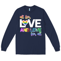 Navy All For Love And Love For All Long Sleeve Tee - Bettercallsaul