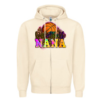 Sandshell basketball nana Zipper Hoodie - OliviaCreatesArt