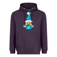 Plum winter gnome with gift Heavyweight Hoodie - BundleAndBundleShop