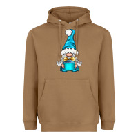 Toasted Coconut winter gnome with gift Heavyweight Hoodie - BundleAndBundleShop