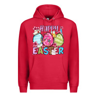 Cardinal Happy Easter eggs Premium Hoodie - OliviaCreatesArt