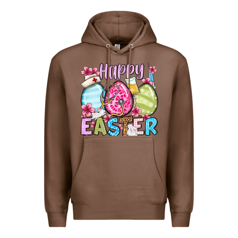 Happy Easter Eggs Premium Hoodie by OliviaCreatesArt | Teevron