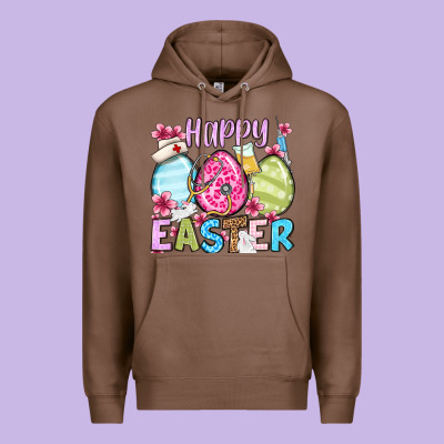 Happy Easter Eggs Premium Hoodie Designed By Oliviacreatesart
