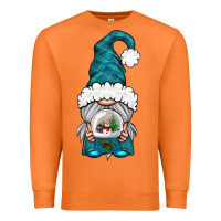 Carrot winter gnome with snow globe Premium Sweatshirt - BundleAndBundleShop