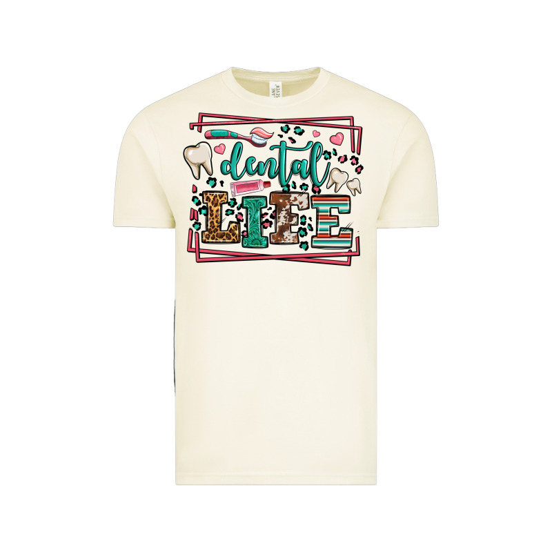 Dental Life Leopard Frame Vintage Tee by LillyAllenDesigns | Teevron