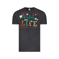 Vintage Black Dental life leopard frame Vintage Tee - LillyAllenDesigns