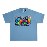 Pebble Blue self love tie dye Urban Heavy Tee - Artiststas