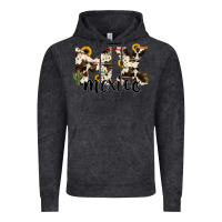 Vintage Black mexico state cowhide serape cactus Vintage Hoodie - RanaPortraitStore