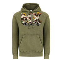 Vintage Olive mexico state cowhide serape cactus Vintage Hoodie - RanaPortraitStore