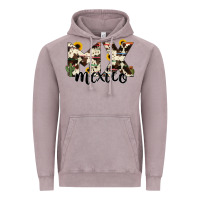 Vintage Zinc mexico state cowhide serape cactus Vintage Hoodie - RanaPortraitStore