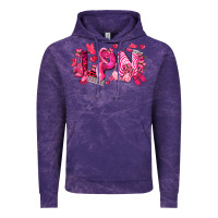 Cloud Purple lpn breast cancer certified nursing assistant Vintage Hoodie - LillyAllenDesigns