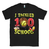 Black i tackled days of school softball Classic Tee - LillyAllenDesigns