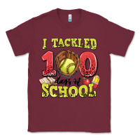 Burgundy i tackled days of school softball Classic Tee - LillyAllenDesigns
