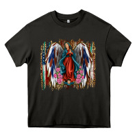 Asphalt Lady of Guadalupe 4th of july Heavy Core Tee - Jasminsmagicworld