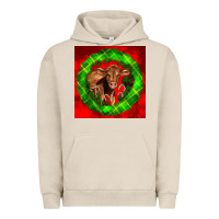 Pigment French Oak christmas red angus calf Urban Hoodie - LillyAllenDesigns