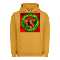 Pigment Peanut Butter christmas red angus calf Urban Hoodie - LillyAllenDesigns
