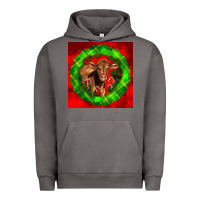 Pigment Tornado christmas red angus calf Urban Hoodie - LillyAllenDesigns
