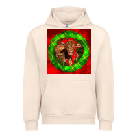 Sandshell christmas red angus calf Urban Hoodie - LillyAllenDesigns