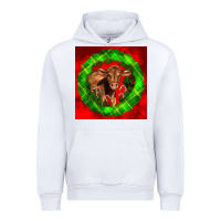 White christmas red angus calf Urban Hoodie - LillyAllenDesigns