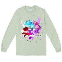 Matcha Be a Flamingo in a Flock of Pigeons Long Sleeve Tee - Bettercallsaul