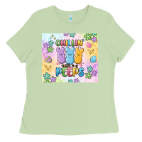 Matcha chillin' with my peeps Ladies Tee - MaliasSmallBusiness