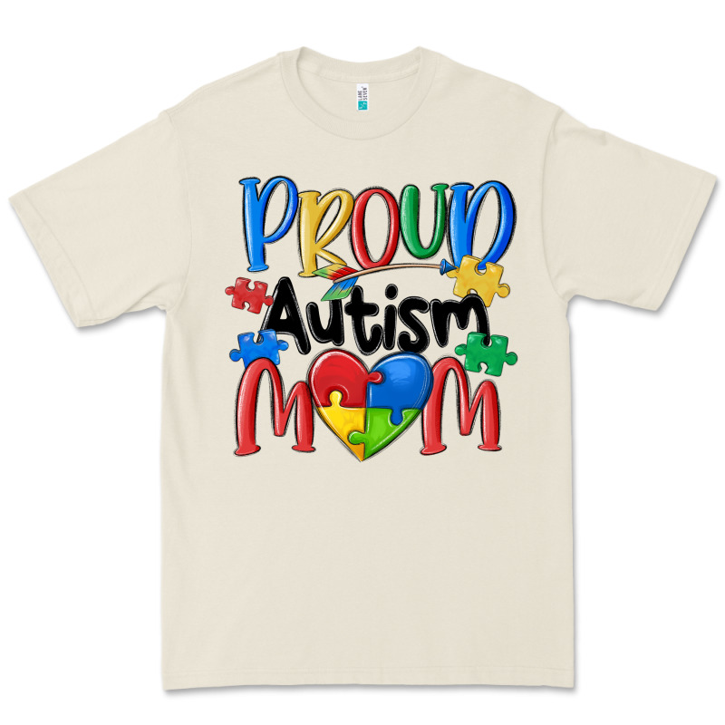 Proud Autism Mom Premium Tee by MaliasSmallBusiness | Teevron
