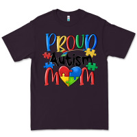 Plum proud autism mom Premium Tee - MaliasSmallBusiness