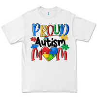 White proud autism mom Premium Tee - MaliasSmallBusiness