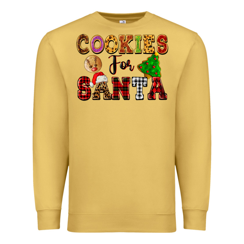 Cookies For Santa Premium Sweatshirt by FaDigitalArtStudio | Teevron