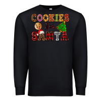 Black cookies for santa Premium Sweatshirt - FaDigitalArtStudio