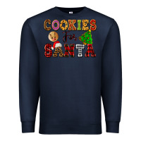 Navy cookies for santa Premium Sweatshirt - FaDigitalArtStudio