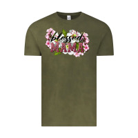 Vintage Olive Blessed Mama Vintage Tee - LillyAllenDesigns